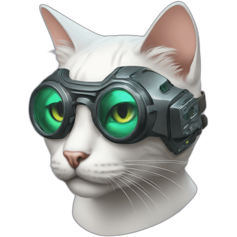 cyberpunk cat emoji