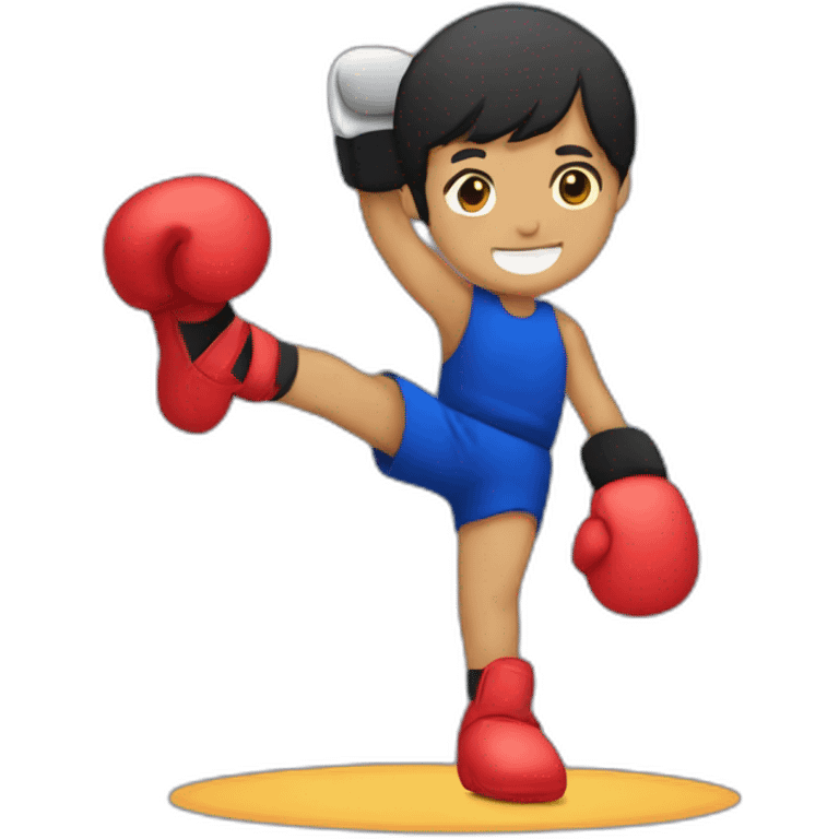 Kickboxing emoji