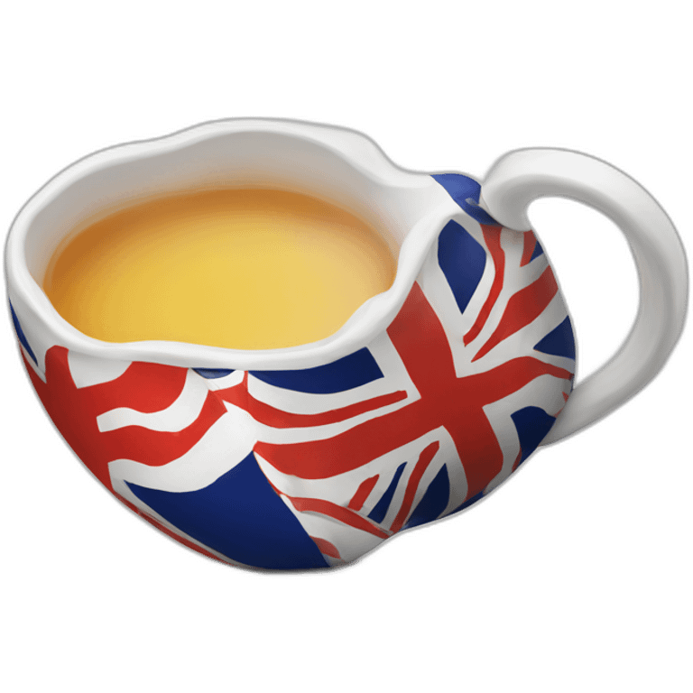 tea with english flag emoji