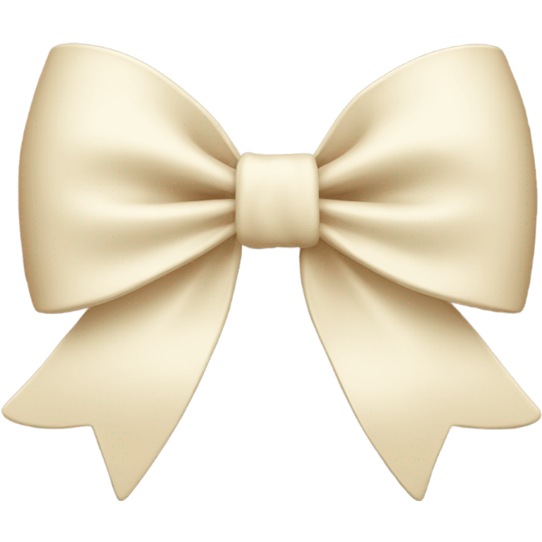 Bow in cream emoji