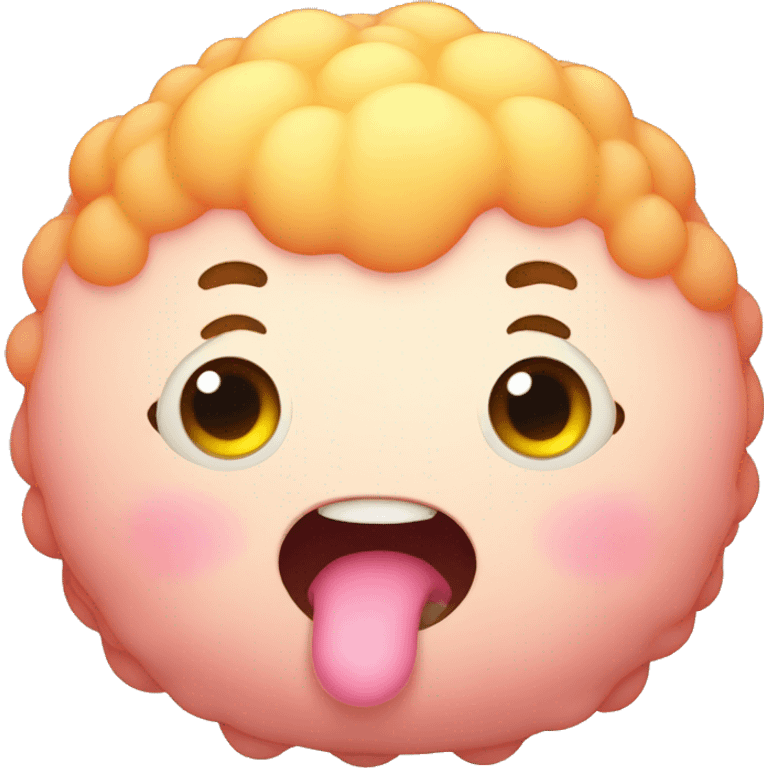 Cute little chubby polyp emoji