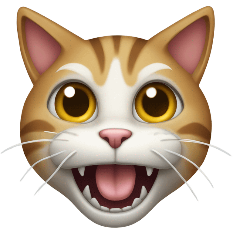 Screaming cat emoji