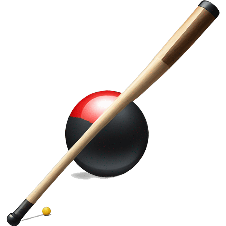 billiards with cue emoji