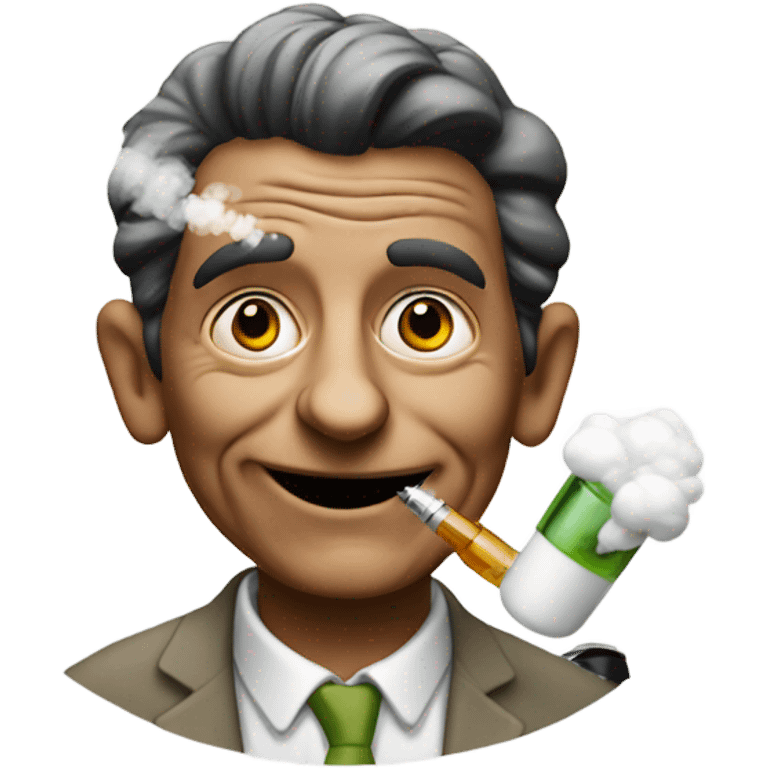 Dot cotton with a vape emoji