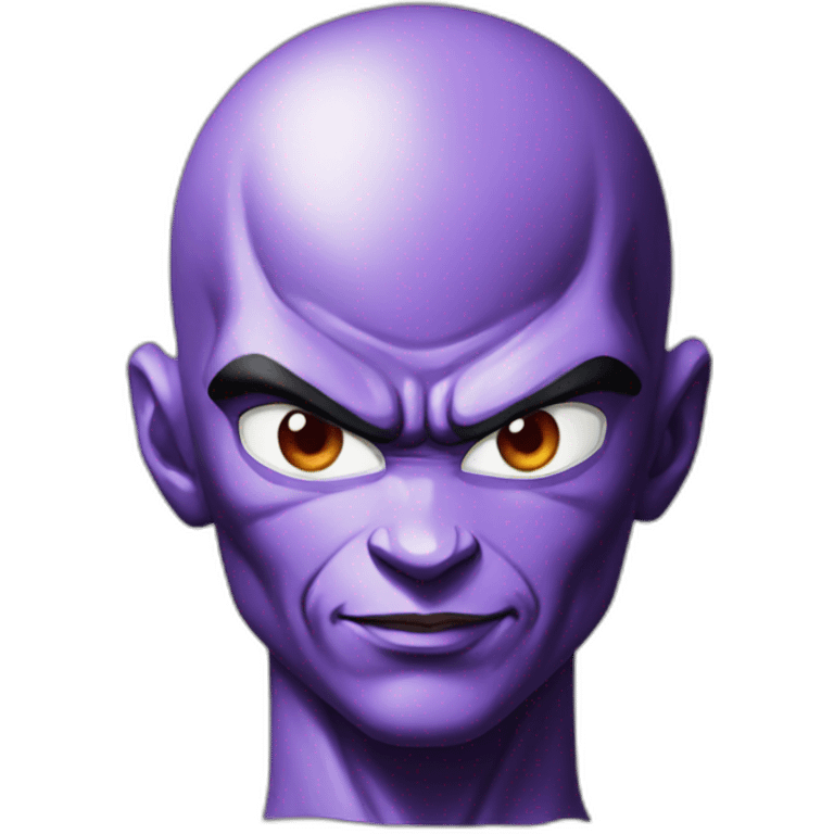 Black frieza from dragon ball emoji