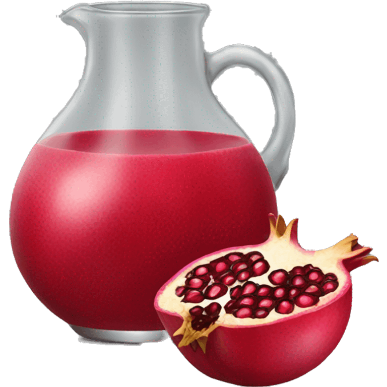 Pomegranate juice emoji emoji