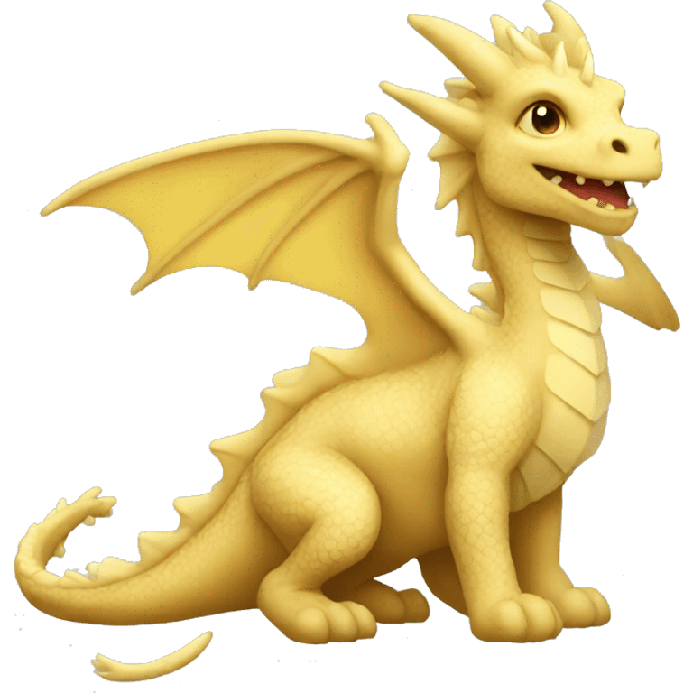 Little blonde dragon emoji