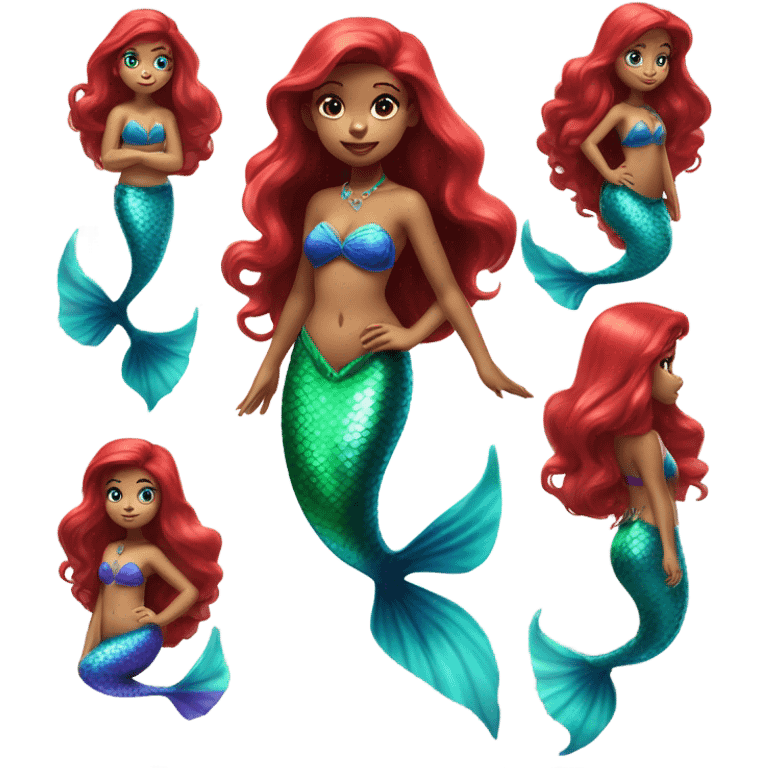 The Little Mermaid Ariel emoji