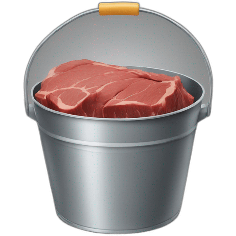 bucket of beef emoji