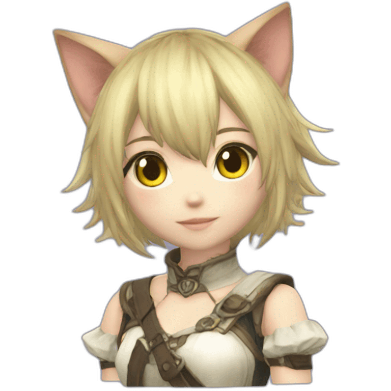 NekoGirl Final Fantasy 14 emoji