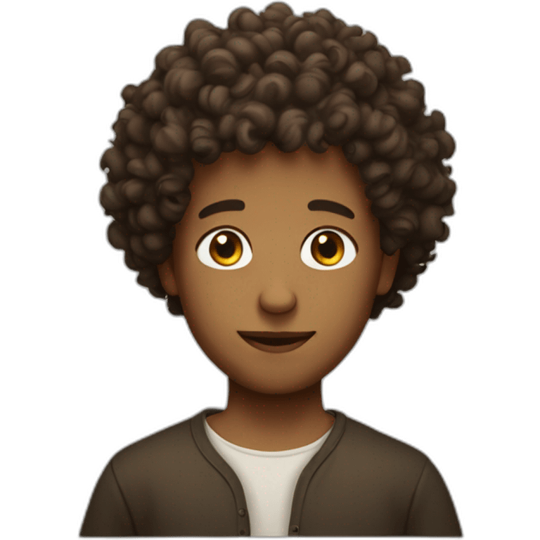 Matthew curly hair from bible emoji