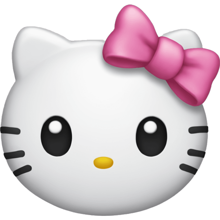 Hello kitty bow emoji