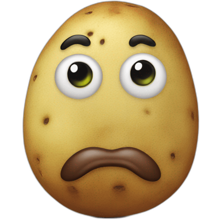 Mr face potato emoji