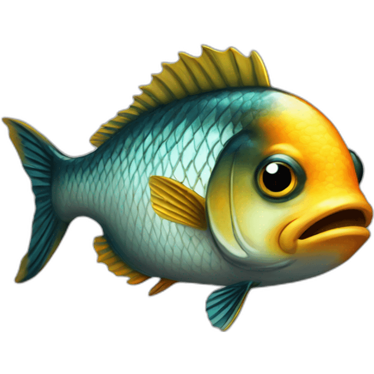 poisson combatant emoji