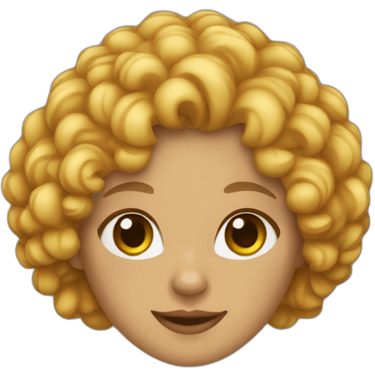 curly-blonde-woman-cat-bengal emoji