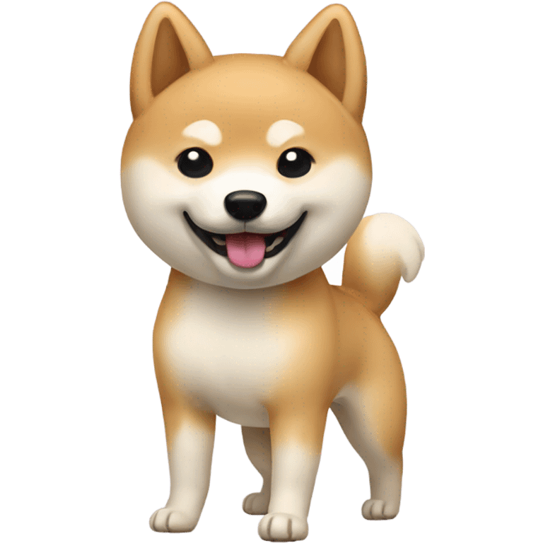 Cream Shiba dance emoji