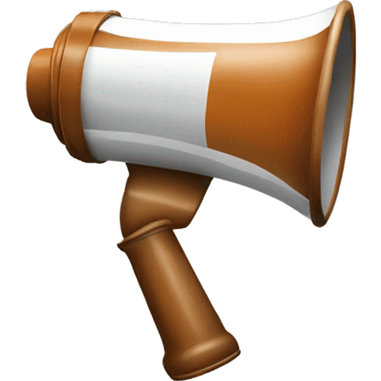 floating megaphone emoji