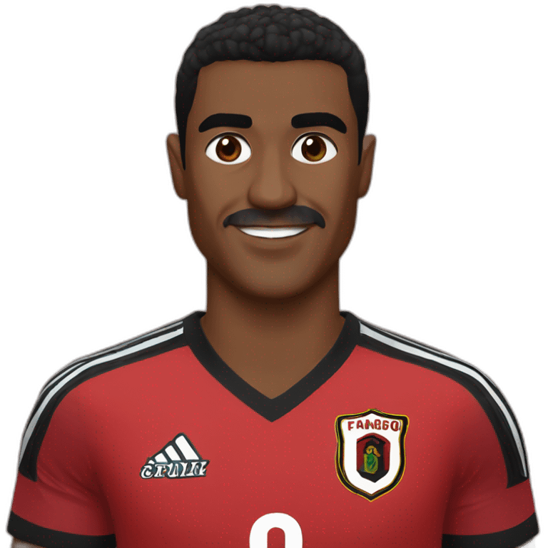 romario wearing flamengo jersey emoji