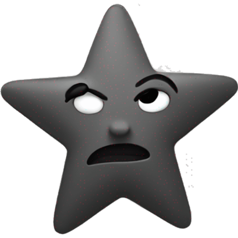 star without color emoji