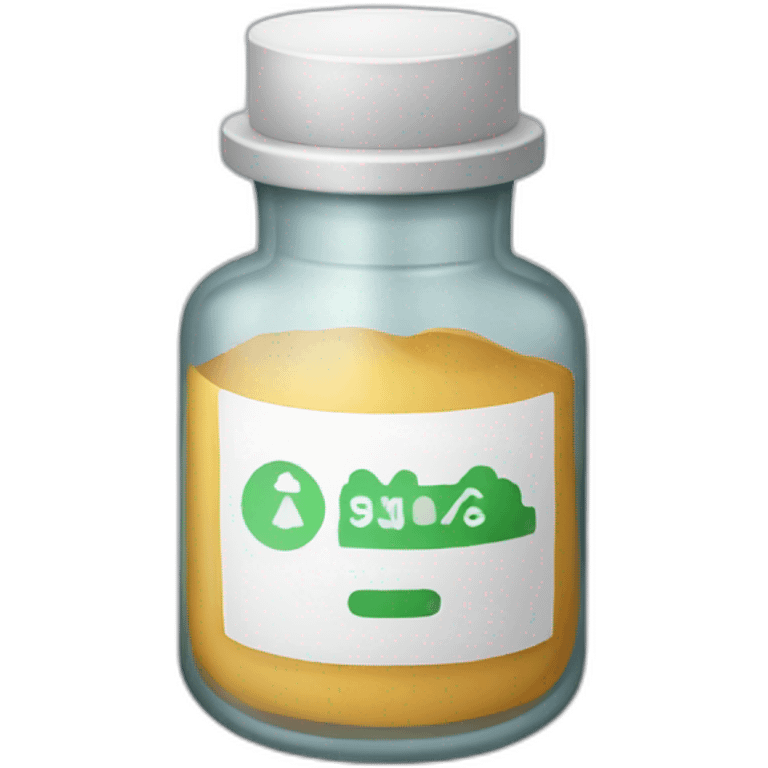 vial medicine powder emoji