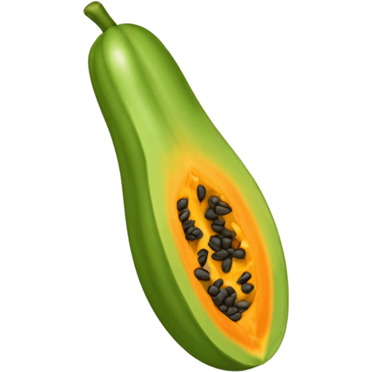 Papaya emoji