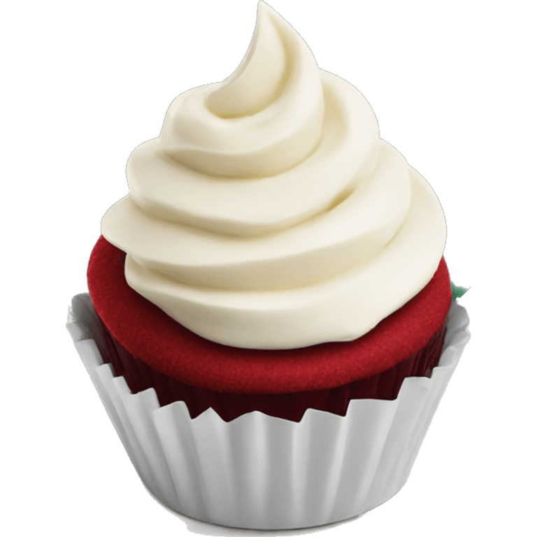 Starbucks red velvet cupcake  emoji