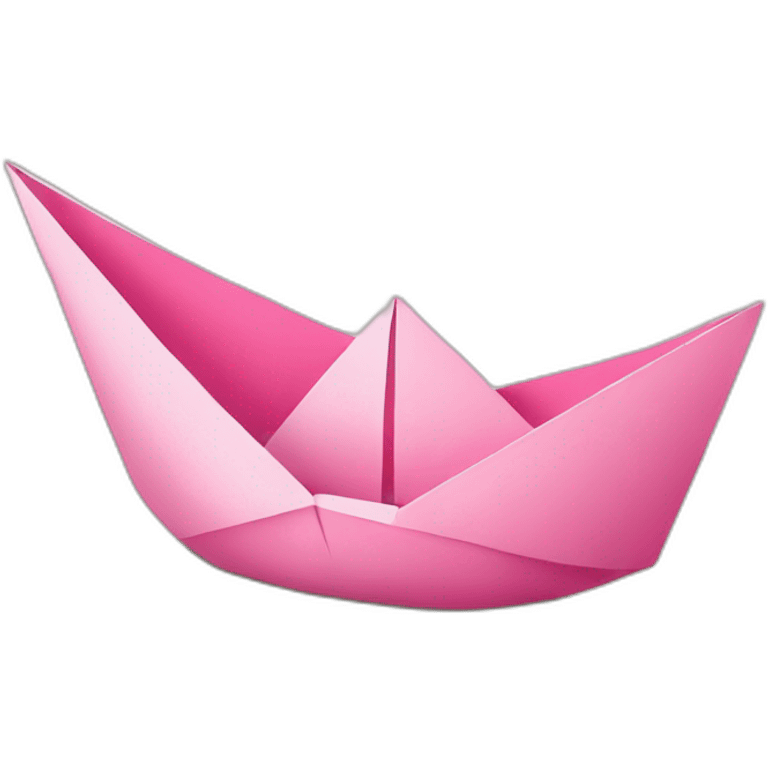 paper boat(pink color) emoji