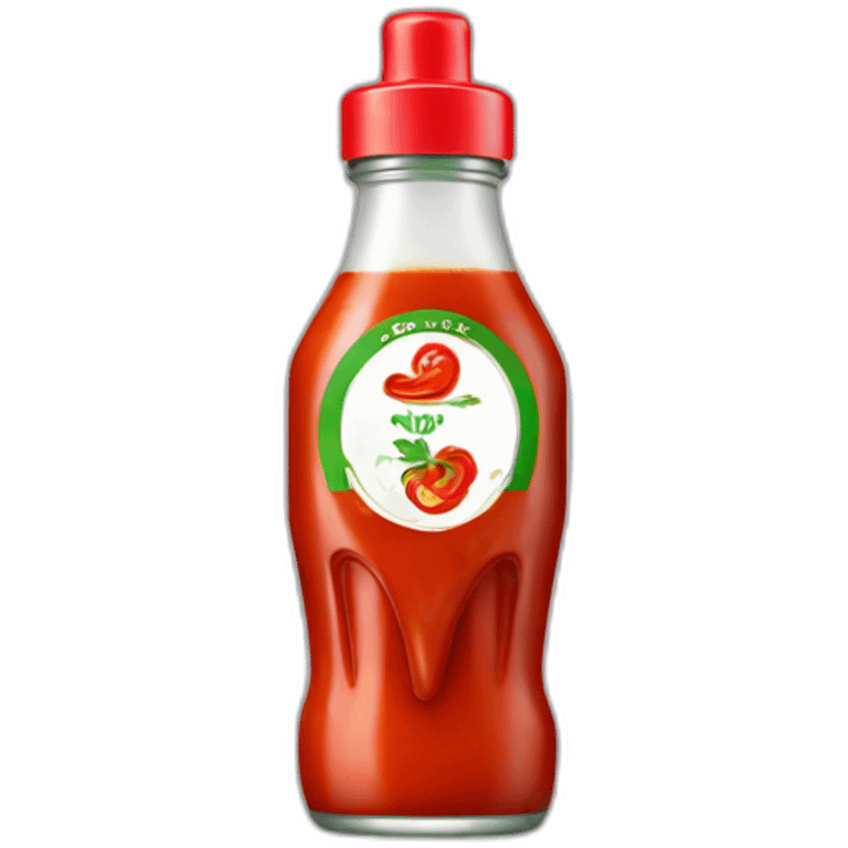 sriracha sauce bottle emoji