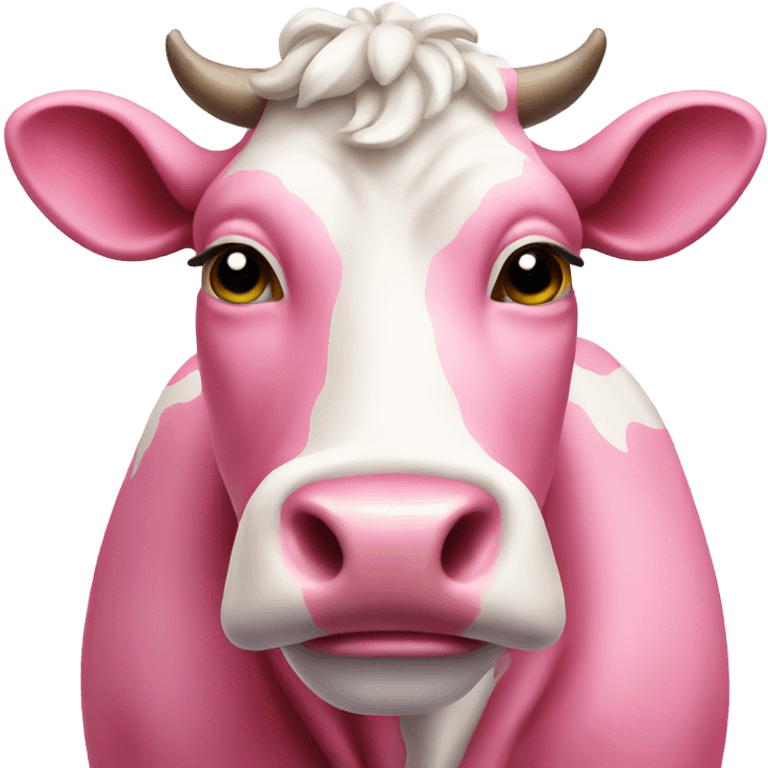 pink cow emoji