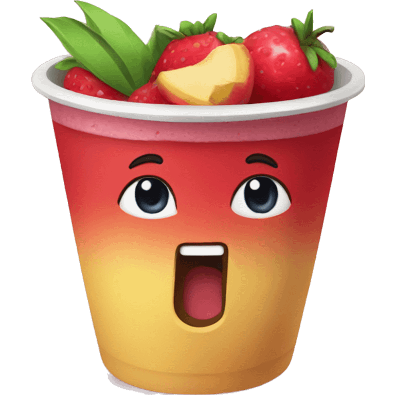 Fruitcup emoji