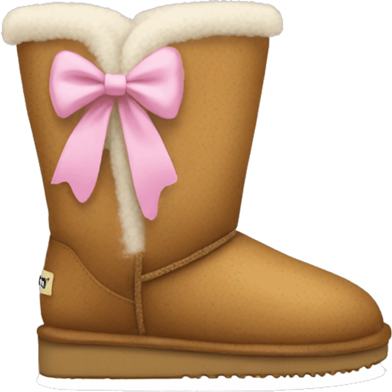 Uggs with a bow emoji