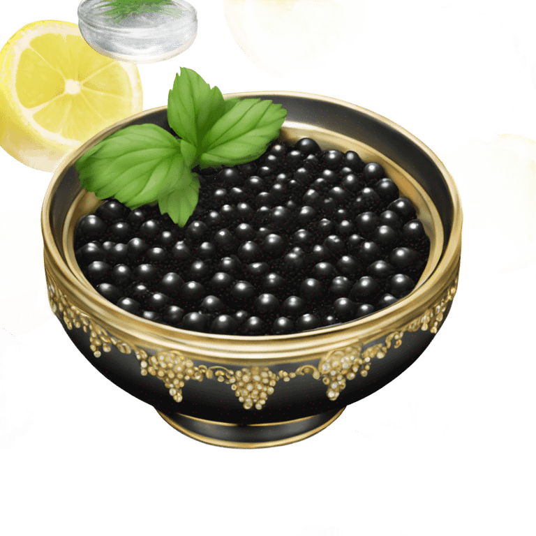 elegant caviar  emoji