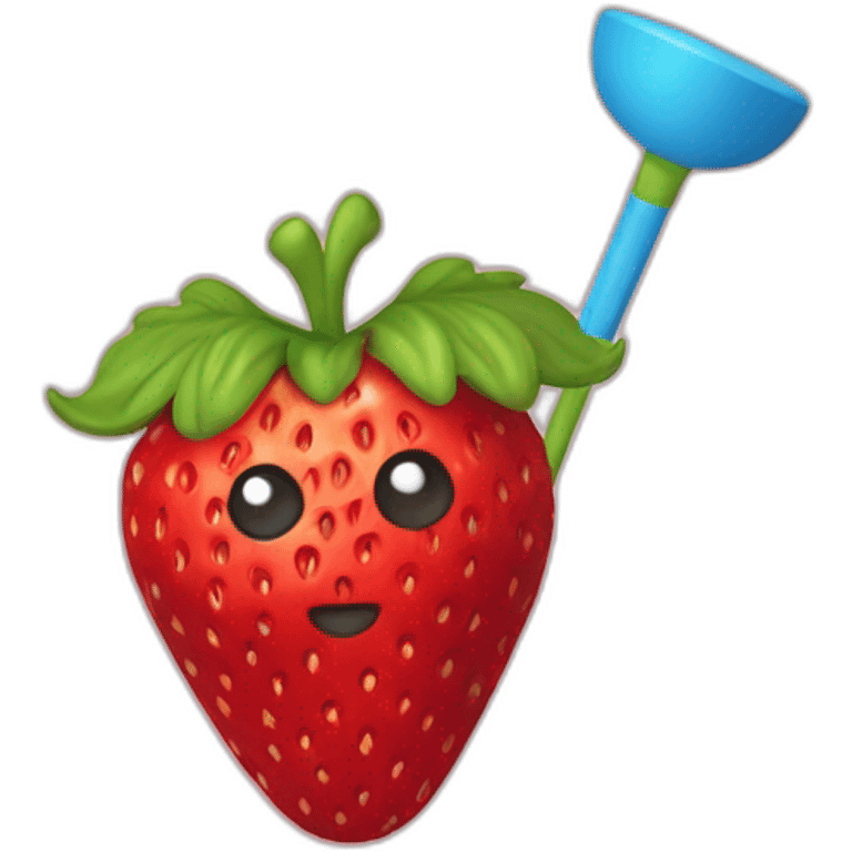 Un diabolo fraise emoji