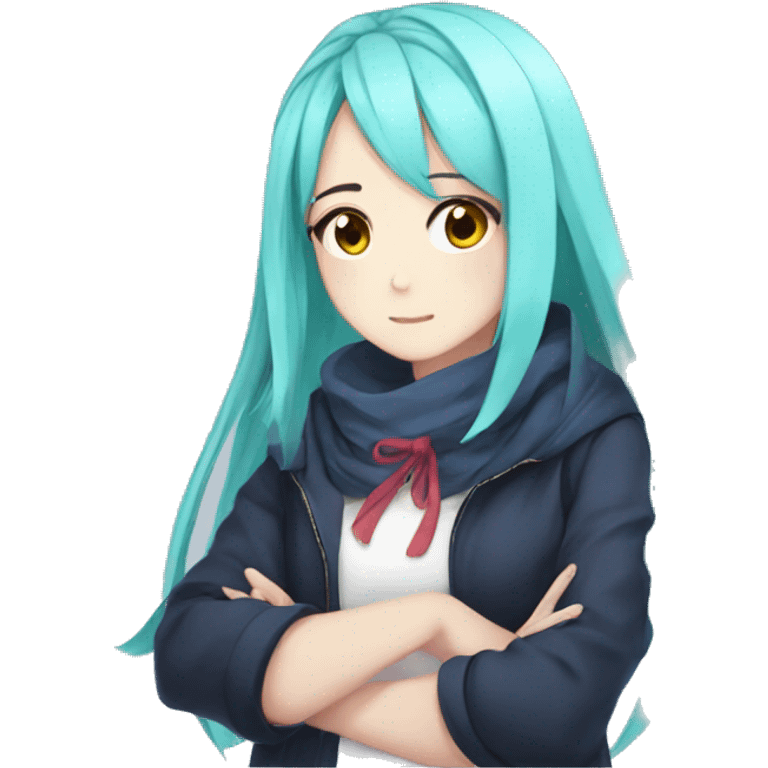 Vtuber girl Minato Aqua emoji