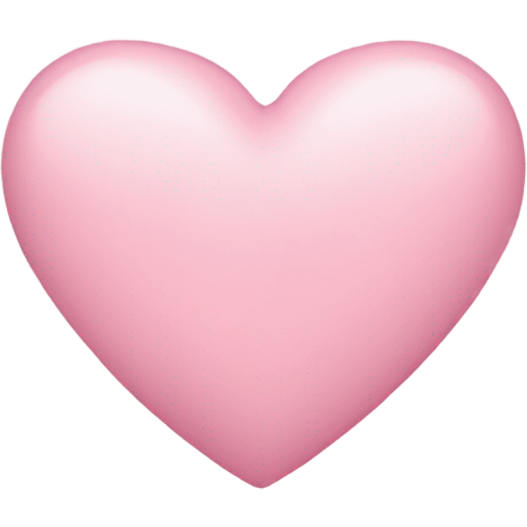 Light pink heart emoji