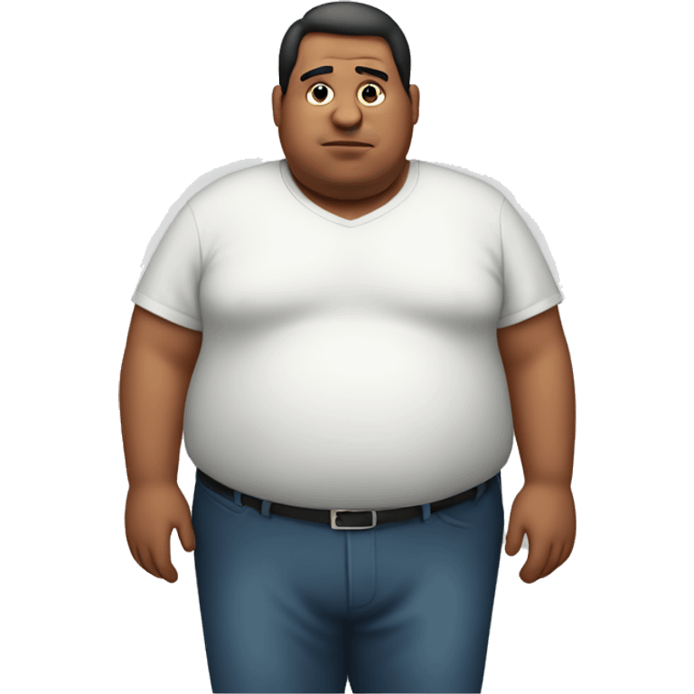 obese man  emoji