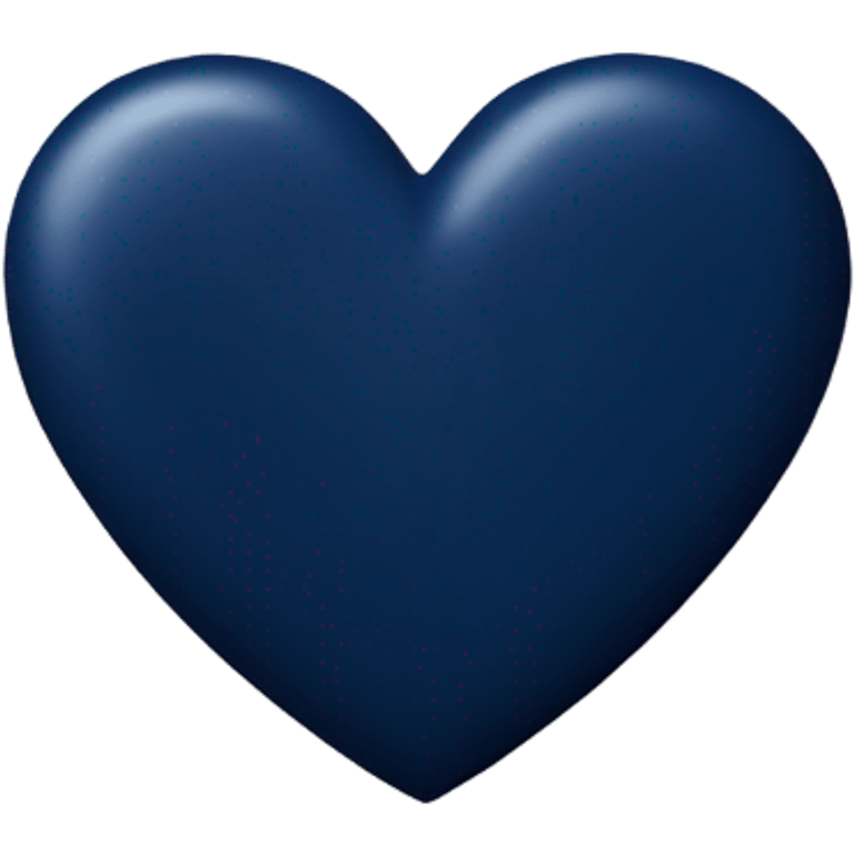 navy blue heart emoji