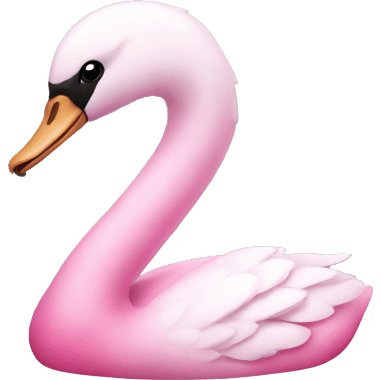 pink swan emoji