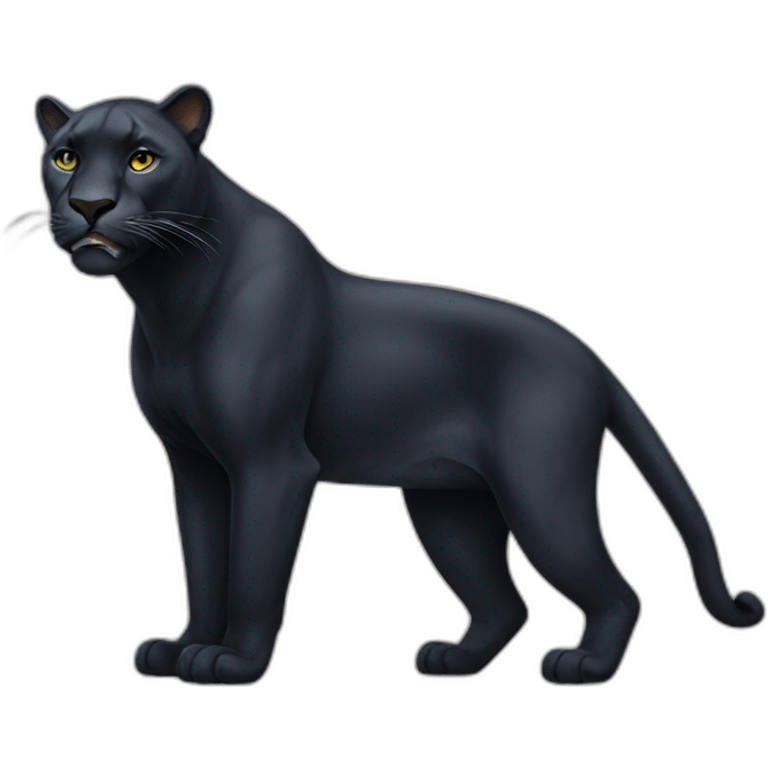 full body panther emoji