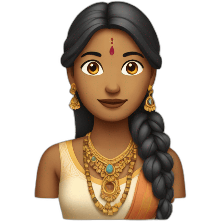 Femme indienne emoji