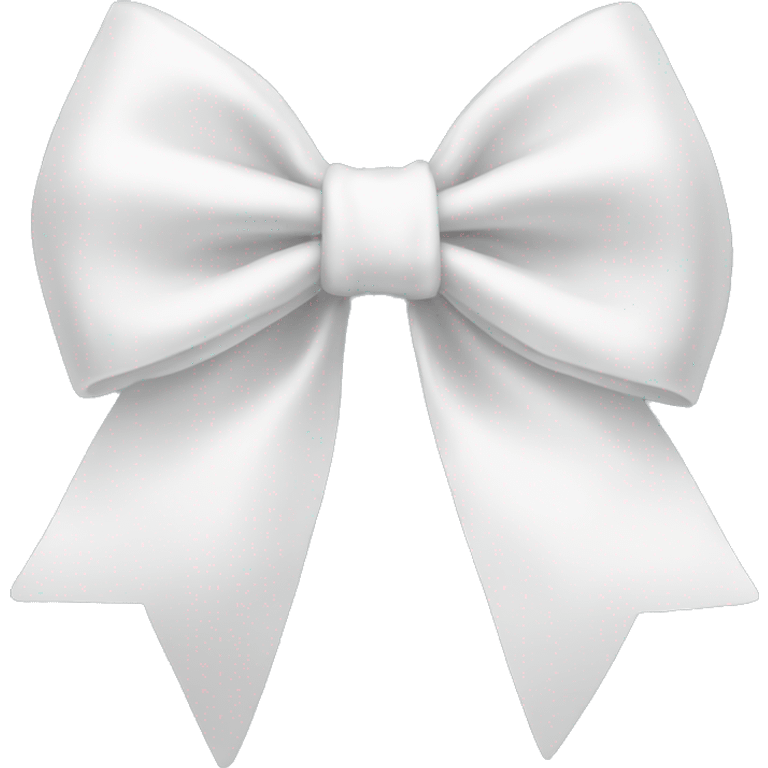 White bow emoji