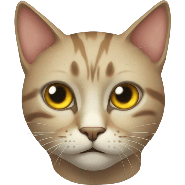 Scary cat emoji