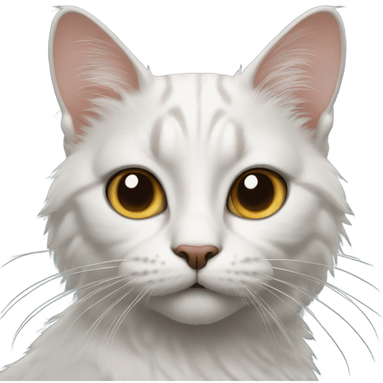 realistic solo cat portrait emoji