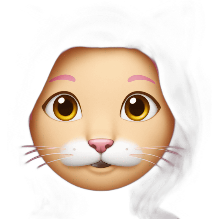 Kitty pink emoji