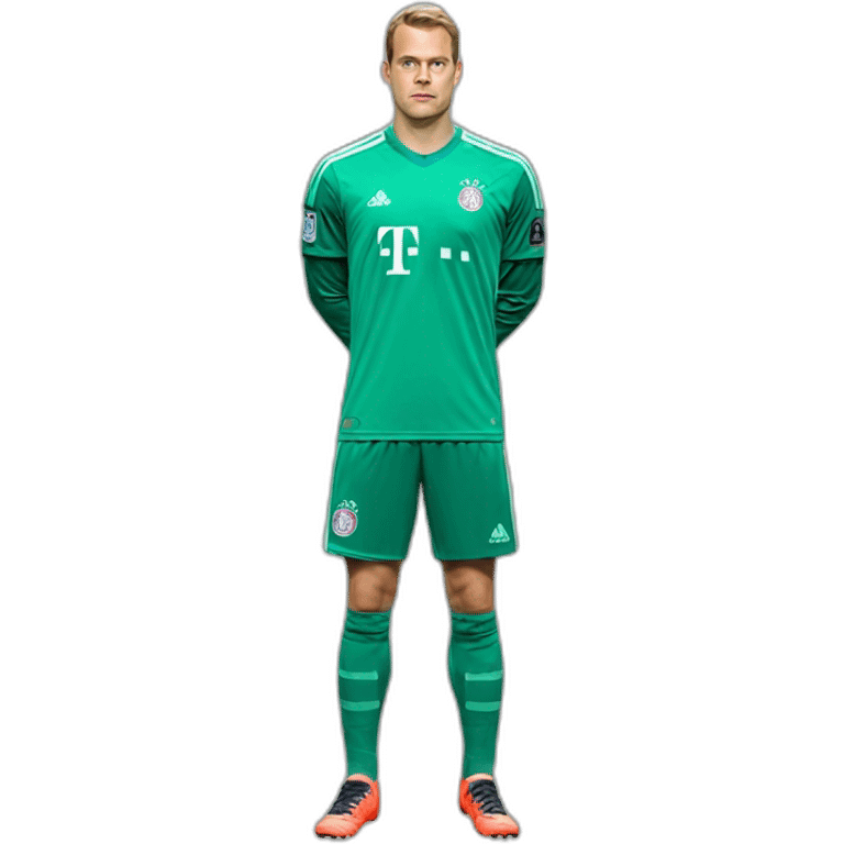 Manuel Neuer full body emoji