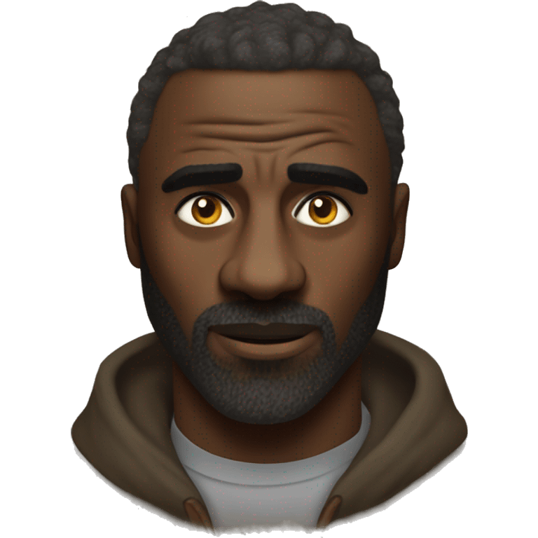 Idris Elba if he was a lion emoji