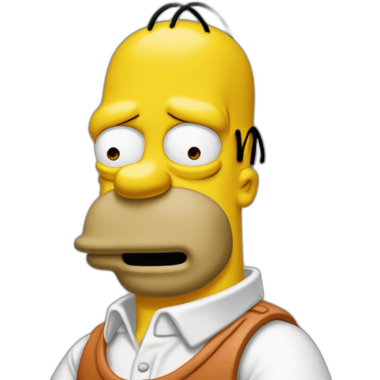 Homer Simpson oh punaise emoji