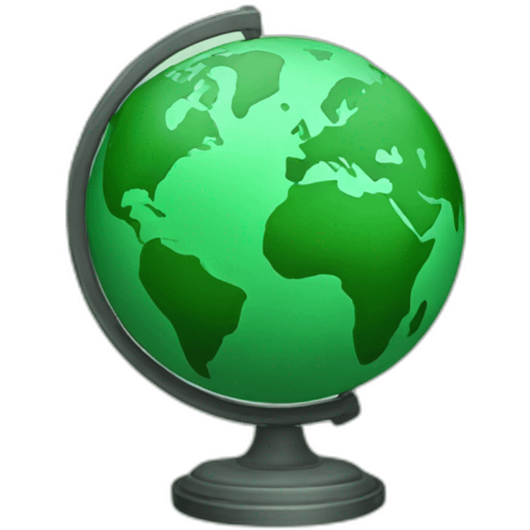 green-globe emoji