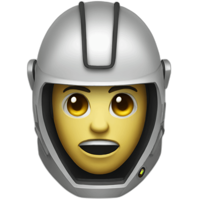 Evil spaceman emoji