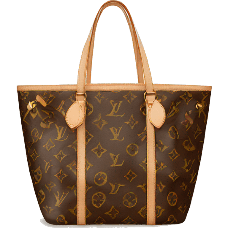 Louis Vuitton tote bag emoji